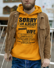 Load image into Gallery viewer, She's My Whole World Gift For Husband Hoodie
