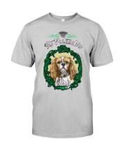 Load image into Gallery viewer, Cavalier Mirror Happy St Patrick's Day Gift For Dog Lovers Guys Tee
