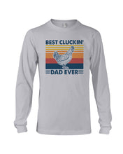 Load image into Gallery viewer, Best Cluckin' Dad Ever Retro Vintage Gift For Dad Unisex Long Sleeve

