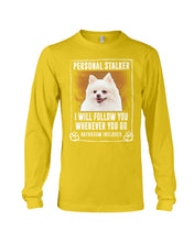 Load image into Gallery viewer, White Pomeranian Will Follow You St. Patrick's Day Printed Mug Unisex Long Sleeve
