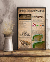 Load image into Gallery viewer, Something You Should Know About Dinosaurs Knowledge Vertical Poster
