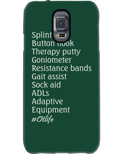 Load image into Gallery viewer, Splints Button Hook Therapy Putty Goniometer Resistance Bands Phone case
