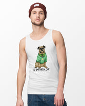 Load image into Gallery viewer, Bulldog Green Tee St Patrick's Day Gift For Dog Lovers Unisex Tank Top
