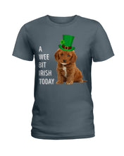 Load image into Gallery viewer, Cockapoo Irish Today Green St. Patrick's Day Printed Mug Ladies Tee
