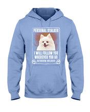 Load image into Gallery viewer, White Pomeranian Will Follow You St. Patrick's Day Printed Mug Hoodie

