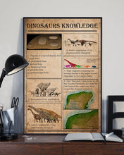 Load image into Gallery viewer, Something You Should Know About Dinosaurs Knowledge Vertical Poster
