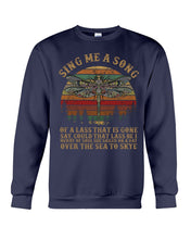 Load image into Gallery viewer, Sing Me A Song Dragonfly Retro Vintage Sweatshirt
