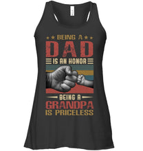 Load image into Gallery viewer, Being A Dad And Being A Grandpa Meaningful Gift For Family Ladies Flowy Tank
