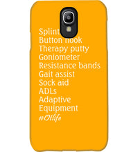 Load image into Gallery viewer, Splints Button Hook Therapy Putty Goniometer Resistance Bands Phone case
