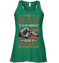 Load image into Gallery viewer, Being A Dad And Being A Grandpa Meaningful Gift For Family Ladies Flowy Tank
