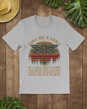 Load image into Gallery viewer, Sing Me A Song Dragonfly Retro Vintage Guys Tee
