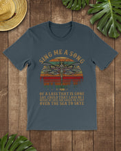 Load image into Gallery viewer, Sing Me A Song Dragonfly Retro Vintage Guys Tee
