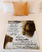 Load image into Gallery viewer, Lion Son Gift For Mom I Love You Always Fleece Blanket
