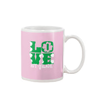 Load image into Gallery viewer, 1st Grade Love White Clover St Patrick's Day Gift For Teacher Mug
