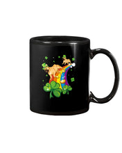 Load image into Gallery viewer, Frenchie Running On Rainbow Clover St Patrick's Day Gift For Dog Lovers Mug
