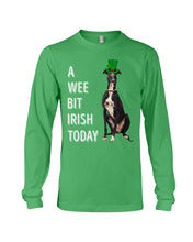 Load image into Gallery viewer, Greyhound Irish Today Green St. Patrick's Day Printed Mug Unisex Long Sleeve
