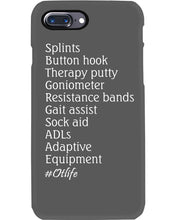 Load image into Gallery viewer, Splints Button Hook Therapy Putty Goniometer Resistance Bands Phone case
