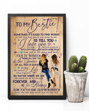 Load image into Gallery viewer, I Love You So Much Gift For Bestie Vertical Poster
