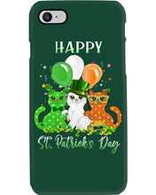 Load image into Gallery viewer, Lovely Cat And Balloons Happy St Patrick's Day Gift For Cat Lovers Phone case

