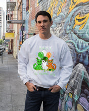 Load image into Gallery viewer, Lovely Cat And Balloons Happy St Patrick's Day Gift For Cat Lovers Sweatshirt
