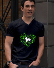 Load image into Gallery viewer, Frenchie Green Irish Items St Patrick's Day Gift For Dog Lovers Guys V-Neck
