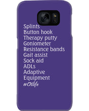 Load image into Gallery viewer, Splints Button Hook Therapy Putty Goniometer Resistance Bands Phone case
