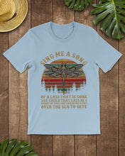 Load image into Gallery viewer, Sing Me A Song Dragonfly Retro Vintage Guys Tee

