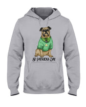 Load image into Gallery viewer, Bulldog Green Tee St Patrick's Day Gift For Dog Lovers Hoodie
