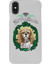 Load image into Gallery viewer, Cavalier Mirror Happy St Patrick's Day Gift For Dog Lovers Phone case
