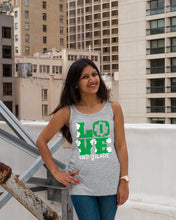 Load image into Gallery viewer, 2nd Grade Love White Clover St Patrick's Day Gift For Teacher Ladies Flowy Tank
