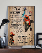 Load image into Gallery viewer, Motorcycle You Are Appreciated Son Gift For Dad Vertical Poster
