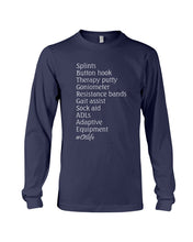 Load image into Gallery viewer, Splints Button Hook Therapy Putty Goniometer Resistance Bands Unisex Long Sleeve
