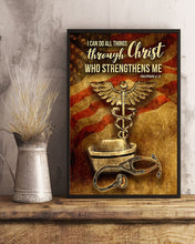 Load image into Gallery viewer, Physician Assistant I Can Do All Things  Through Christ Vertical Poster
