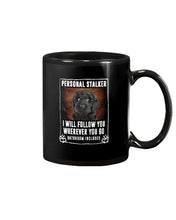 Load image into Gallery viewer, Labradoodle Personal Stalker St. Patrick's Day Printed Mug Mug
