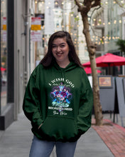 Load image into Gallery viewer, Rose Mandala Pattern I Need You Here Gift For Angel Dad Hoodie
