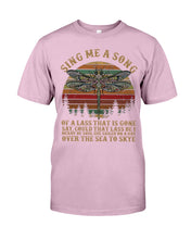 Load image into Gallery viewer, Sing Me A Song Dragonfly Retro Vintage Guys Tee
