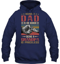 Load image into Gallery viewer, Being A Dad And Being A Grandpa Meaningful Gift For Family Hoodie
