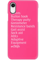 Load image into Gallery viewer, Splints Button Hook Therapy Putty Goniometer Resistance Bands Phone case
