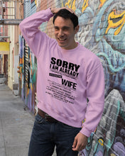 Load image into Gallery viewer, She's My Whole World Gift For Husband Sweatshirt
