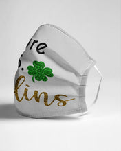 Load image into Gallery viewer, Shamrock Future Mrs Collins St Patrick's Day Cloth Face Mask

