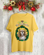 Load image into Gallery viewer, Cavalier Mirror Happy St Patrick's Day Gift For Dog Lovers Guys Tee
