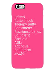 Load image into Gallery viewer, Splints Button Hook Therapy Putty Goniometer Resistance Bands Phone case
