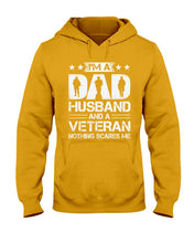 Load image into Gallery viewer, I'm A Dad Husband And A Veteran Gift For Family Hoodie
