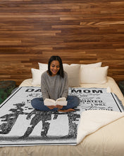 Load image into Gallery viewer, Always Be My Loving Parents Son Gift For Mom And Dad Sherpa Blanket
