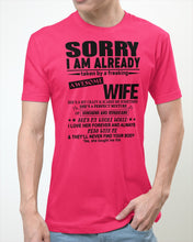Load image into Gallery viewer, She's My Whole World Gift For Husband Guys Tee
