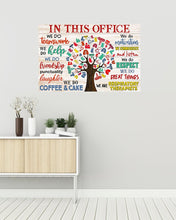 Load image into Gallery viewer, Respiratory Therapist In This Office We Do Teamwork Horizontal Poster
