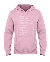 Load image into Gallery viewer, Splints Button Hook Therapy Putty Goniometer Resistance Bands Hoodie
