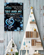 Load image into Gallery viewer, Gift For Lover Dolphins Babe We Are In This Forever Vertical Poster
