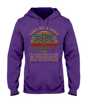 Load image into Gallery viewer, Sing Me A Song Dragonfly Retro Vintage Hoodie
