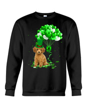 Load image into Gallery viewer, Red Toy Poodle Patrick Balloons St. Patrick's Day Color Changing Mug Sweatshirt
